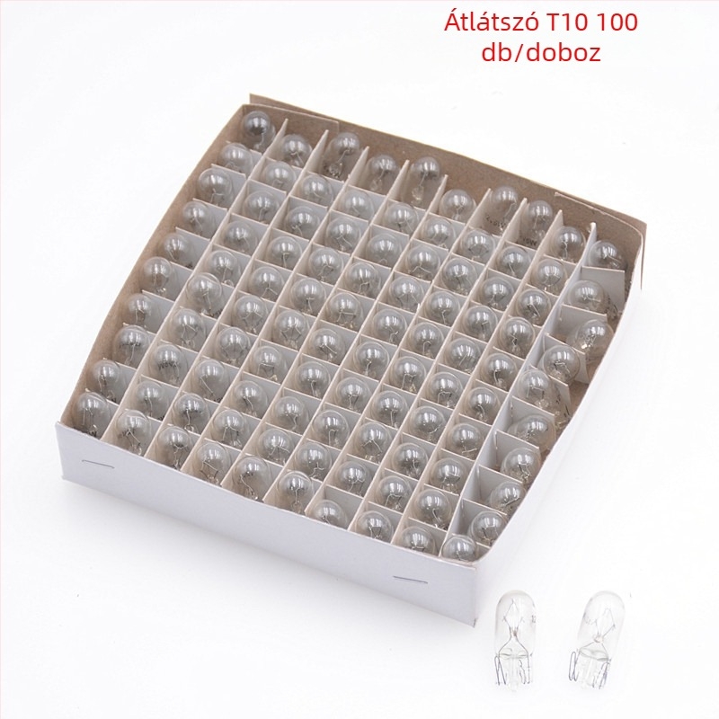  Autó műszerlámpa, modell T10, 12V, 5W