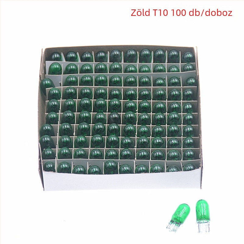  Autó műszerlámpa, modell T10, 12V, 5W