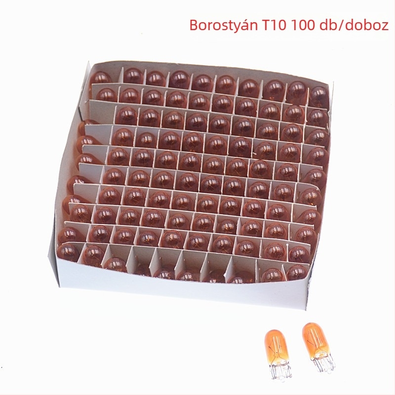  Autó műszerlámpa, modell T10, 12V, 5W