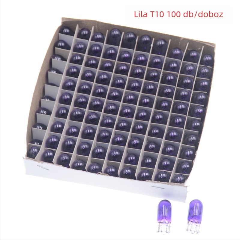  Autó műszerlámpa, modell T10, 12V, 5W