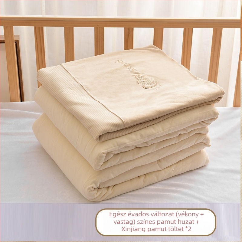 Baba pamut takaró, töltet pamut, anyag 100% pamut, súly 0.55-1.0 kg, tél, karikatúra hímzés stílus
