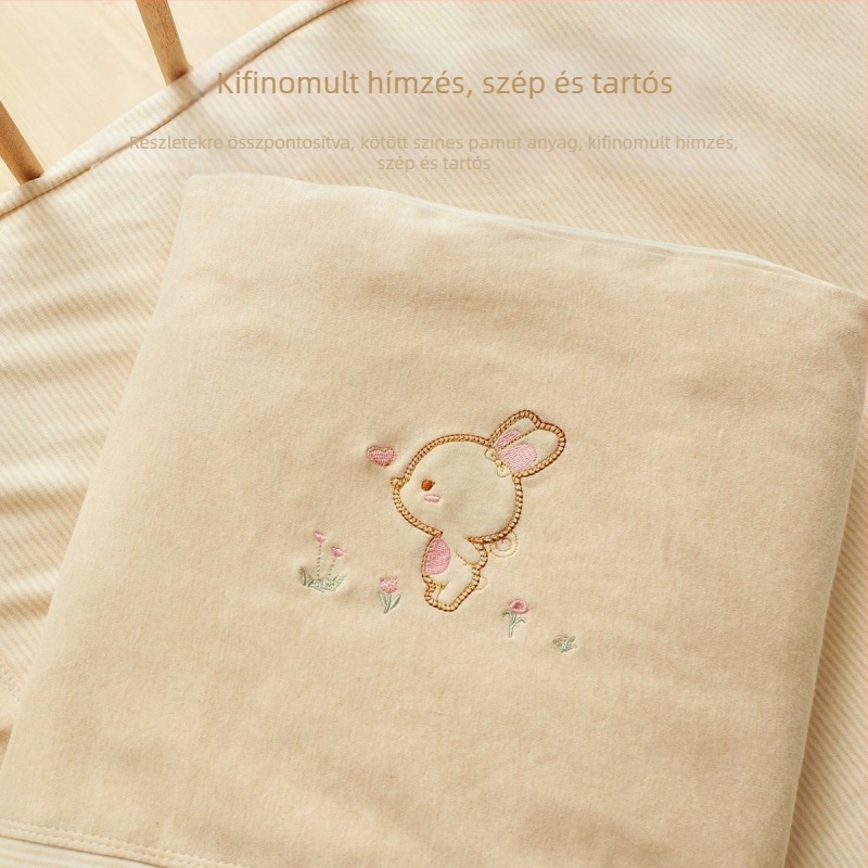 Baba pamut takaró, töltet pamut, anyag 100% pamut, súly 0.55-1.0 kg, tél, karikatúra hímzés stílus