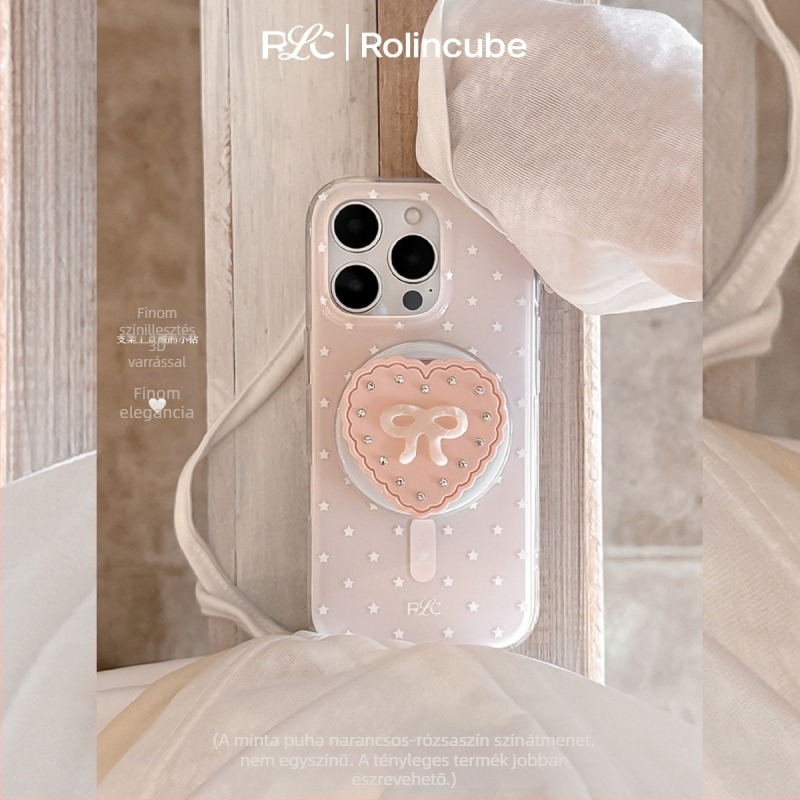 Rolincube Eredeti Apple iPhone 16 Pro Max védőtok mágneses MagSafe csillag mintával