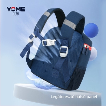 Uniszex óvodai hátizsák – poliészter, légáteresztő, vízálló, ultrakönnyű, lopás elleni védelem
