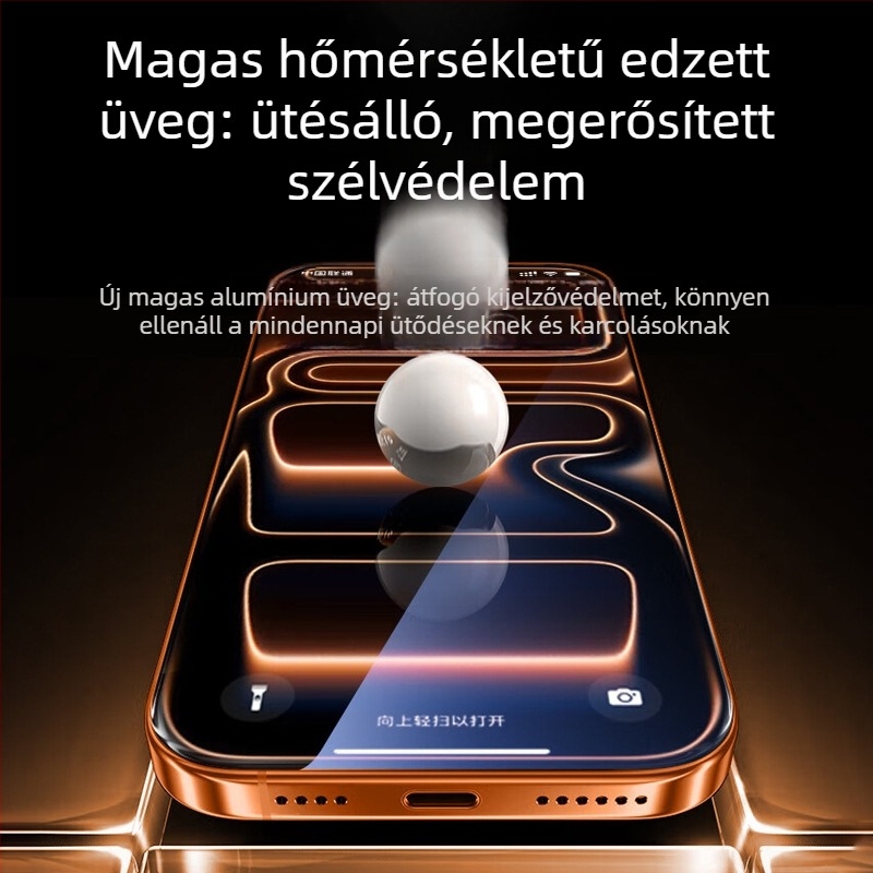 Xishang edzett üveg képernyővédő az iPhone 17 sorozathoz, anti-reflektív, anti-ujjlenyomat