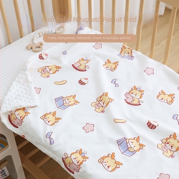 100% pamut baba takaró újszülötteknek és gyerekeknek, négy évszakos, koreai stílus, testreszabható feldolgozással