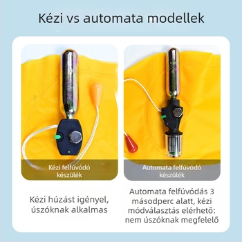Yasian automatikus felfújható mentőmellény felnőtteknek, hordozható, nagy felhajtóerő, tengeri munkaruha, modell CY-150N