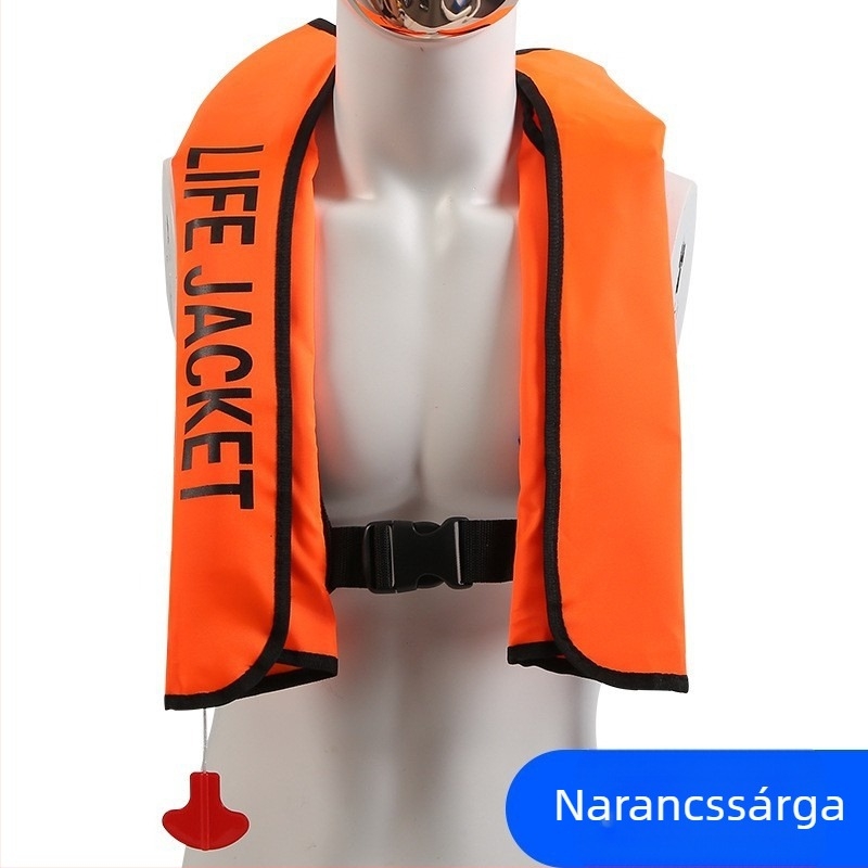 Yasian automatikus felfújható mentőmellény felnőtteknek, hordozható, nagy felhajtóerő, tengeri munkaruha, modell CY-150N