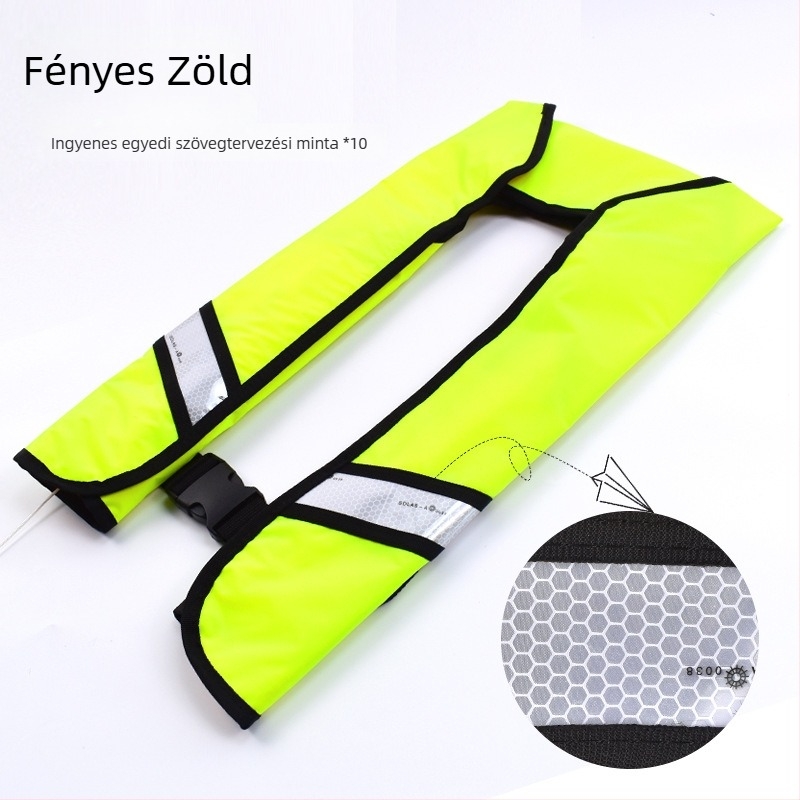 Yasian automatikus felfújható mentőmellény felnőtteknek, hordozható, nagy felhajtóerő, tengeri munkaruha, modell CY-150N