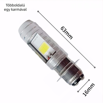 Motorkerékpár LED fényszóró, kétfényű, 12V, 10W, IP68, élettartam 30 000 óra