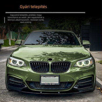 BMW 2 Series F22/F23 2014-2019 Függőleges Hűtőmaszk Elülső Lökhárítóhoz, ABS Műanyag, Kompatibilis F22/F23, Alkatrész-szám 1364 (egyszeres / kétsoros vonal), Márka Amp-z