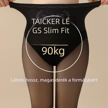 Flízes béléses spandex harisnya, magas derék, popsiformáló hatás, Flower Fairy minta