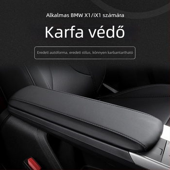 Bőr kartámaszfedél BMW X1/iX1 (23-24) – belső dekoráció, testreszabható, Car Friends Love