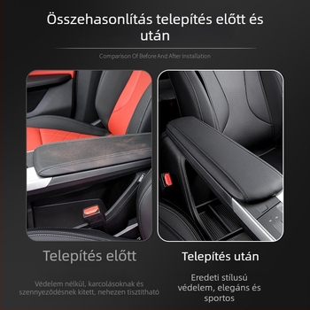 Bőr kartámaszfedél BMW X1/iX1 (23-24) – belső dekoráció, testreszabható, Car Friends Love