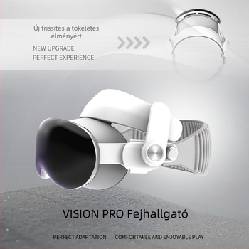 wolmtt Apple Vision Pro fejhallgató tartó – forgatható, állítható a kényelemért és nyomáscsökkentésért, VR kiegészítő