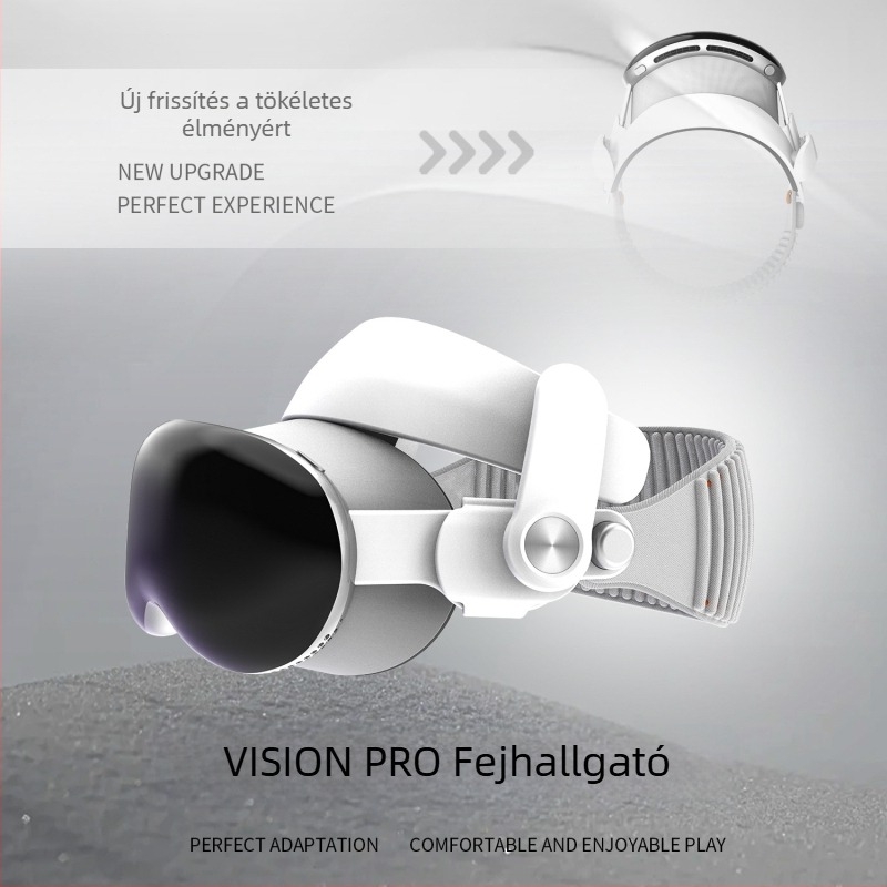 wolmtt Apple Vision Pro fejhallgató tartó – forgatható, állítható a kényelemért és nyomáscsökkentésért, VR kiegészítő