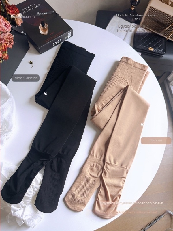 Női harisnyanadrág fenékemeléssel, láthatatlan ruhák alatt, formázó hatás, 50D nylon, közepes vastagság