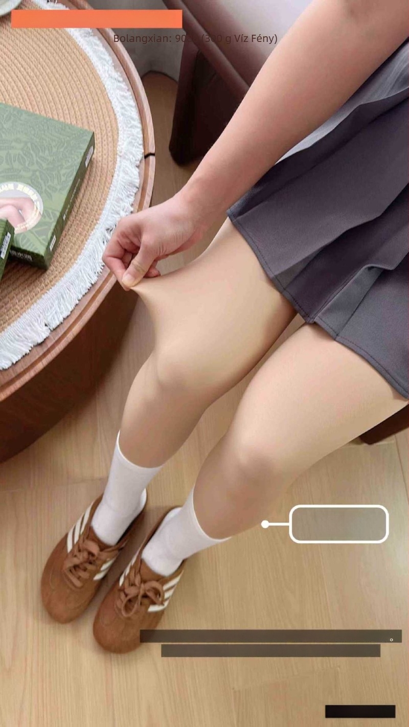 Nylon termo harisnya fleece béléssel — vastagított, egyben alapréteg, lélegző, formázó