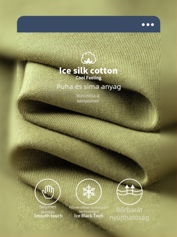 Férfi slim-fit hosszú ujjú T‑shirt kerek nyakkal, pamutkeverék anyag, jacquard geometriai minta, lélegző, nedvességelvezető