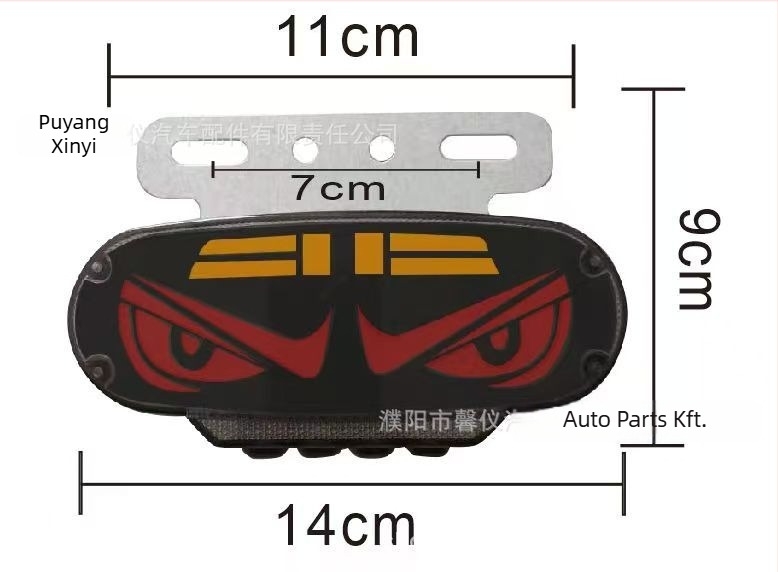 Kamion LED hátsó lámpa, vízálló, 12-24V, 5000 lm, modell 029