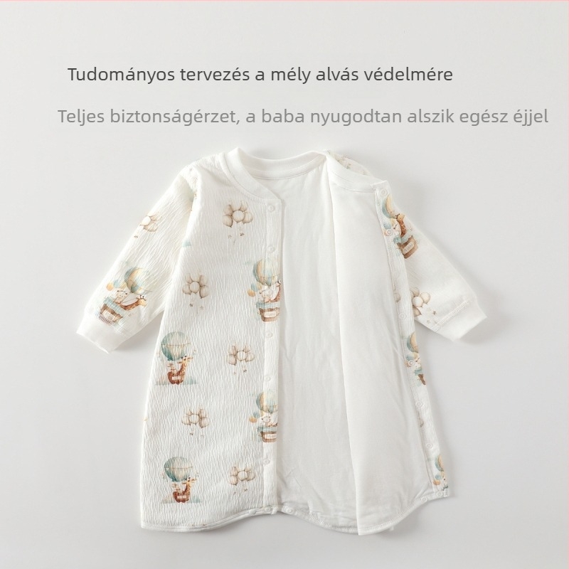Baba hálózsák karton mintás, külső és bélés 100% pamut, töltet poliészter, vastag kialakítás
