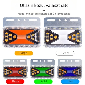 24V Teherautó/ Trailer LED Hátsó Fény – Vízálló, Nagy Fényerő, Edge Light, Flow Guide