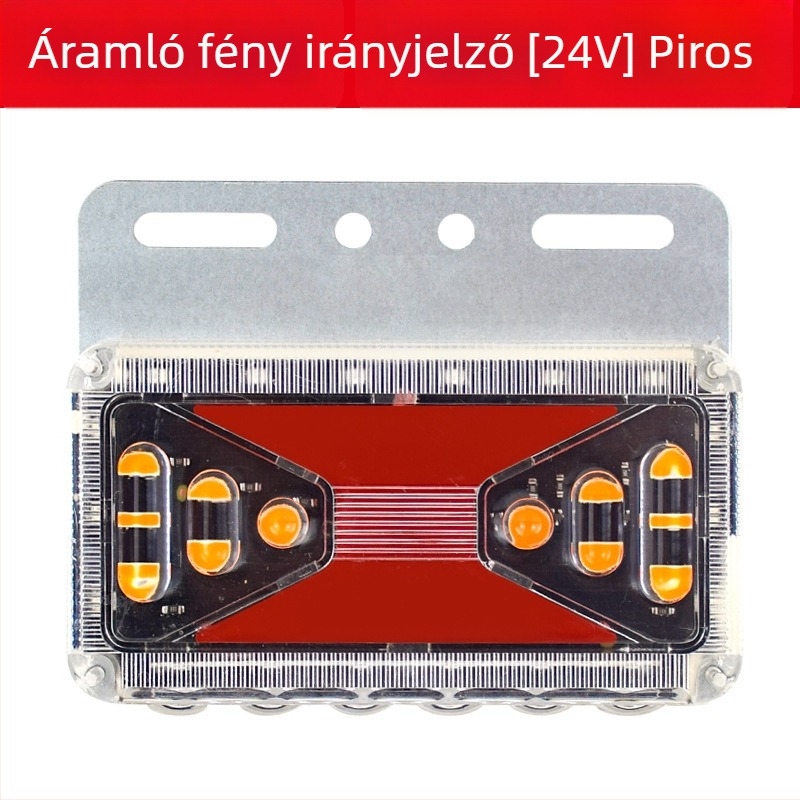 24V Teherautó/ Trailer LED Hátsó Fény – Vízálló, Nagy Fényerő, Edge Light, Flow Guide
