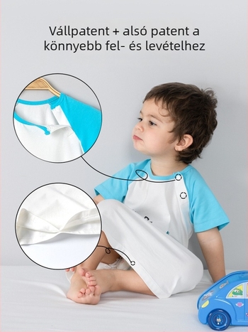 Baba hálózsák nyári vékony, 100% pamut, külön lábakkal, gyerekeknek, minden évszakban használható