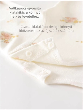 Baba alvózsák – 100% pamut, állatmintás, 0–3 éves, téli-tavaszi-őszi használatra, biztonsági osztály A