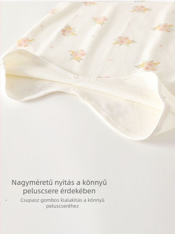 Baba alvózsák – 100% pamut, állatmintás, 0–3 éves, téli-tavaszi-őszi használatra, biztonsági osztály A