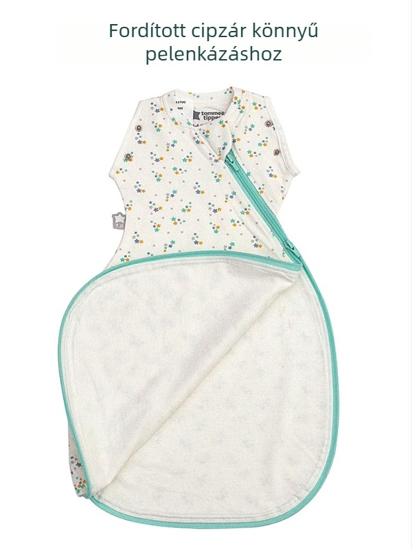 Baba alvózsák mellény-stílusban, külső és belső anyag 95% pamut, töltet poliészter pamut, 0-1 éves korig