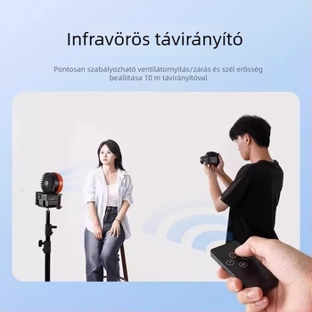 Fotózásra szánt szélgépe — kézben tartható rekvizit színházi effektusokhoz, erős légáramlat, fotózáshoz
