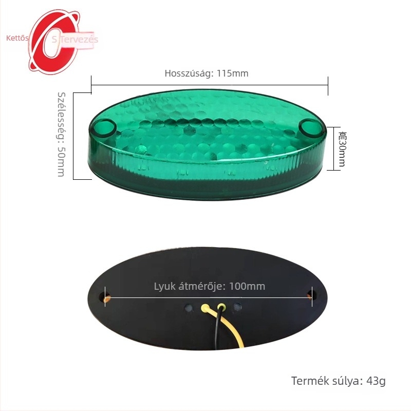 Kamion LED oldalsó lámpa, 24V – LED fényforrás, modell: oldalsó lámpa, teherautókhoz