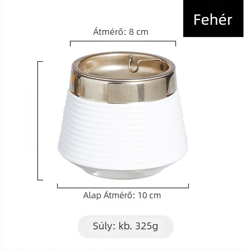 Fedeles hamutartó, skandináv ihletésű minimalistLuxus, kerámia, gravírozott felülettel, nappaliba vagy otthoni irodába