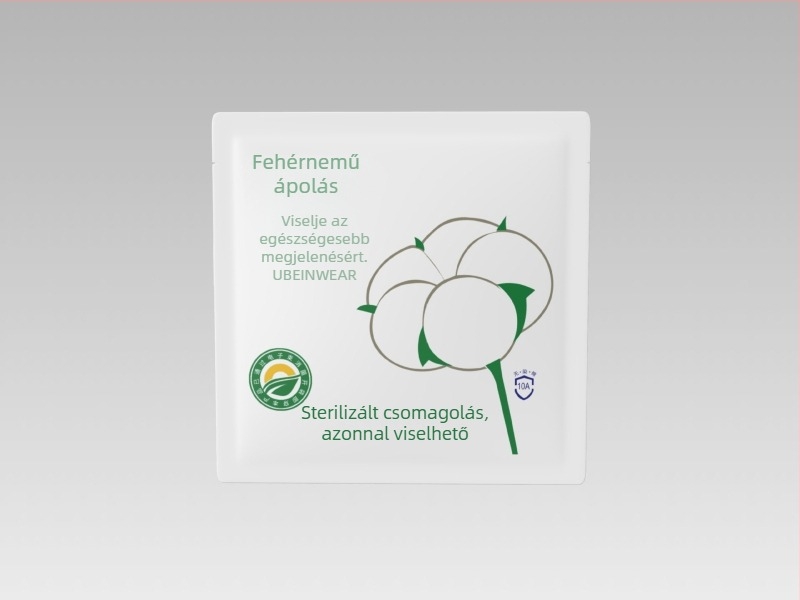 Női seamless alsónemű középmagas derékkal, antibakteriális, pamut betéttel, egyszínű
