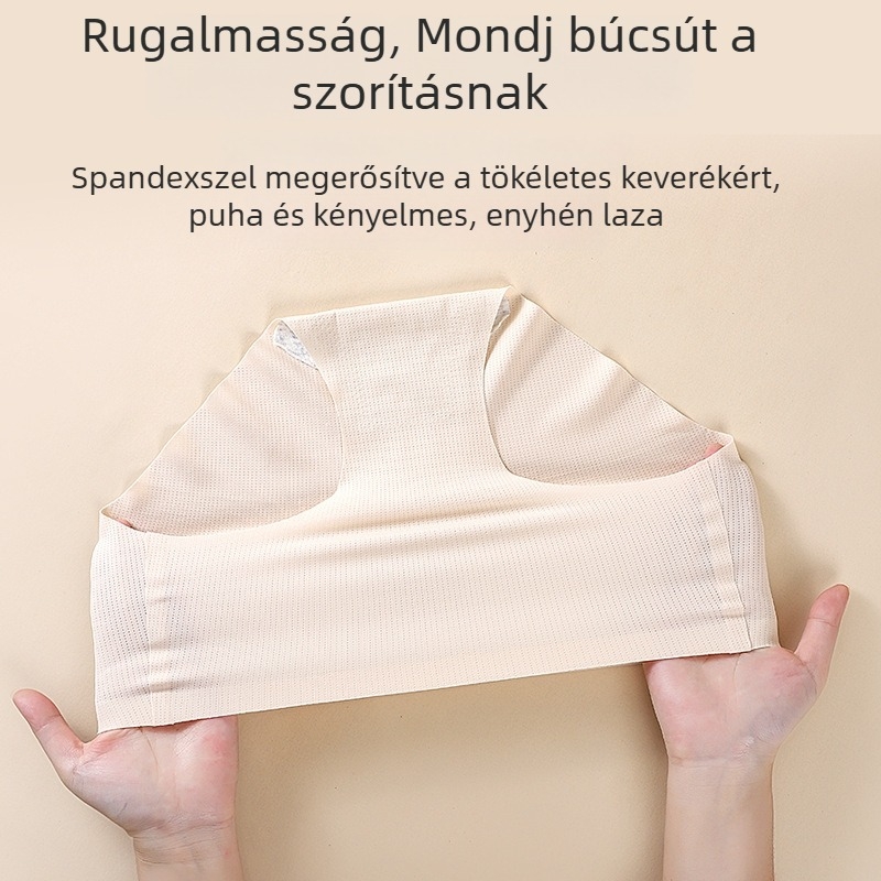 Új varrás nélküli, lélegző női alsónemű középmagasságú, pamut ágyék része, kényelmes, természetes érzet, csípőemelő fazon