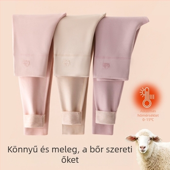 Gyermekek melegítő nadrágjai őszre-télre, magas derekú, belső gyapjú-selyem bélés, fleece belső, elasztikus derék, 3-8 éveseknek