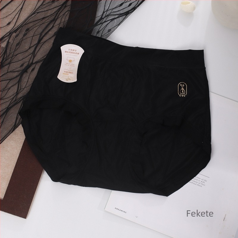 Női fehérnemű, magas derekú, Ice Silk anyag, ágyéki belső réteg mulberry selyemből, antibakteriális