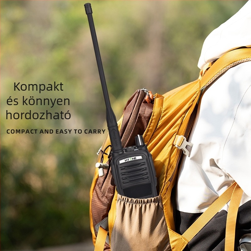 Hordozható tengeri mentő interkom — 128 csatornás, 156,025–163,275 MHz, hatótáv 5–10 km, Li-ion akkumulátor 2800 mAh