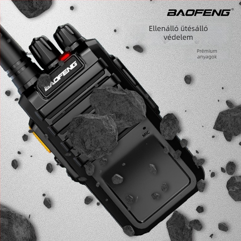 Baofeng BF-M4 hordozható kétirányú rádió, 5W, 400–470MHz, 16 csatorna, 5800mAh akkumulátor, 22 nap készenlét