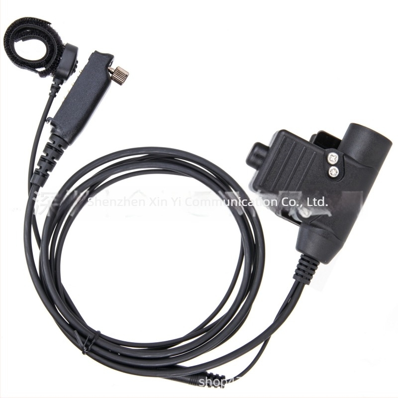 Sepura U94 ujj mikrofon erős PTT-vel, poliuretán burkolat, RF kimenet 1W, kompatibil STP-8000, STP-8030, STP-8035, STP-8038, STP-8040