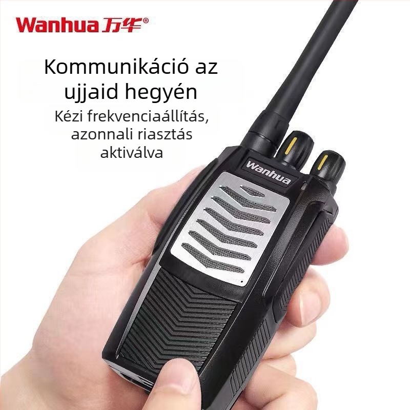 Maihua WH29 kézibeszélő, 5W, 16 csatorna, Li-ion akkumulátor 5800 mAh, frekvenciasáv 1,5-3 km, elméleti hatótáv 5-10 km