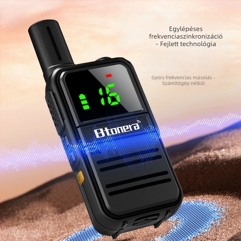 Belden kompakt 16-csatornás kézi rádió, 400-470 MHz, 3 W, hatótáv 1,5–3 km, 4000 mAh akkumulátor