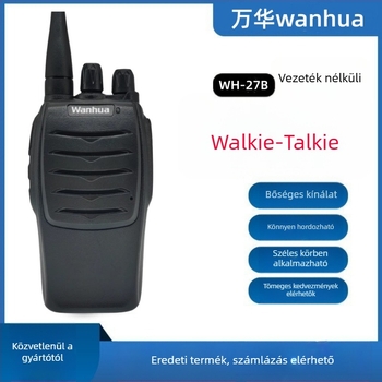 Wanhua WH-27B vezeték nélküli hordozható rádió, professzionális, kétnyelvű változat, exportkész