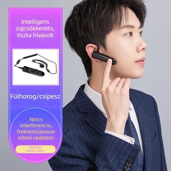 Fülre akasztós vezeték nélküli interkom, kompakt Bluetooth interkom fodrászszalonokhoz, kozmetikai szalonokhoz és éttermekhez