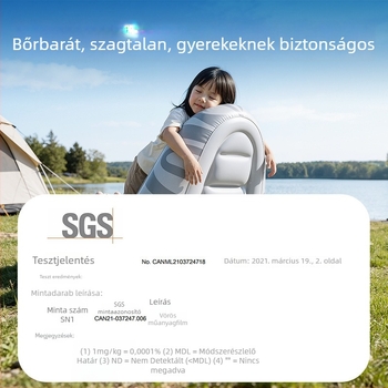 Kültéri felfújható kanapé - környezetbarát PVC, 30 Denier, 1,55 kg, testreszabható kempinghez