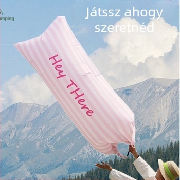 Kempingezéshez készült felfújható ágy Oxford vászon felülettel, súly 0,8 kg, maximális terhelés 250 kg