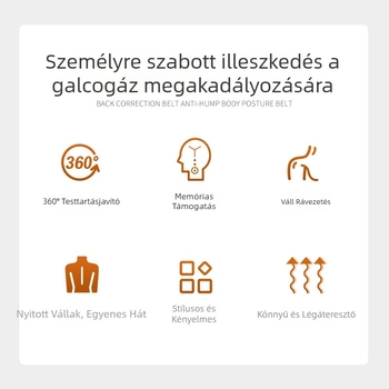 Háttartás-korrekciós öv BST20201, anyag: Diving material + ok cloth, hátadra tervezve, kategória: hát- és testtartás-korrekciós öv