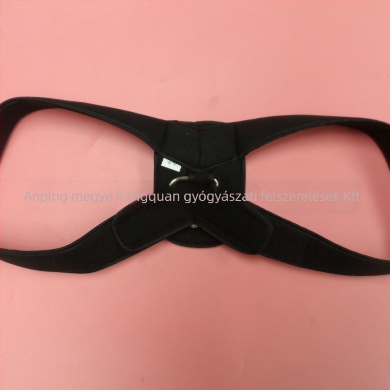 Kangquan Kulcscsont fixáló öv és háti testtartás korrektor, állítható válltámogatás, nemszövött anyag