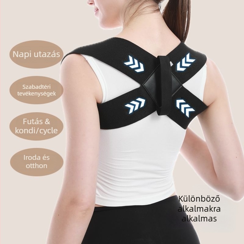 Testtartás-korrekciós öv vállnyitó dizájnnal a háti tartás javítására, diszkrét testtartás-támogatás — Yuren márka, Posture Corrector modell, ma megjelent